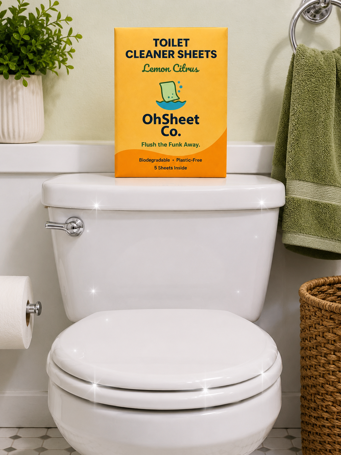 Toilet Cleaner Sheets